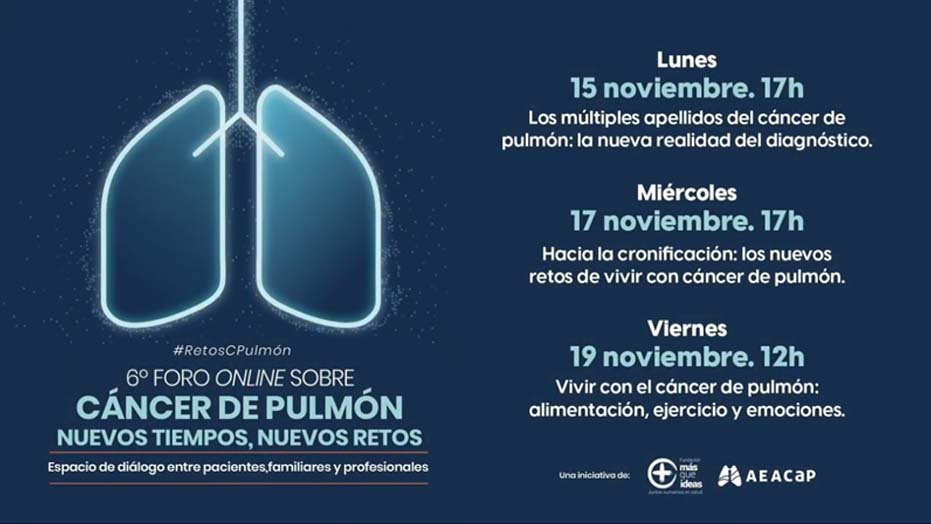 Coloquio Hacia las cronificación: los nuevos retos de vivir con cáncer de pulmón