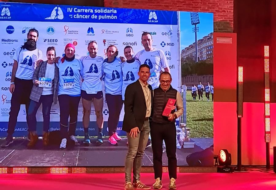 AEACaP dedica el Premio al Mérito Deportivo del Ayuntamiento de València a pacientes de cáncer de pulmón y familiares