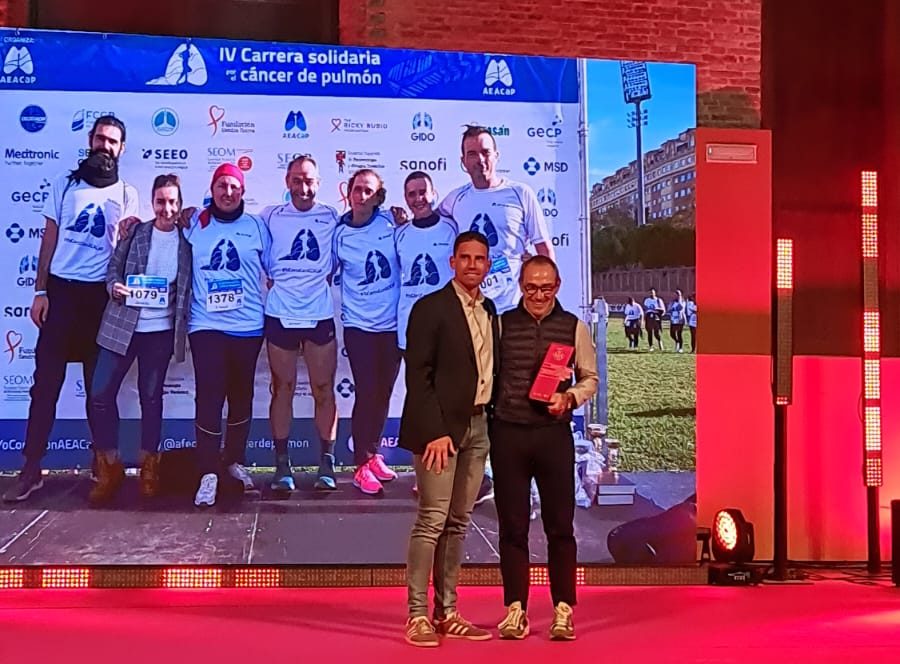 AEACaP dedica el Premio al Mérito Deportivo del Ayuntamiento de València a pacientes de cáncer de pulmón y familiares