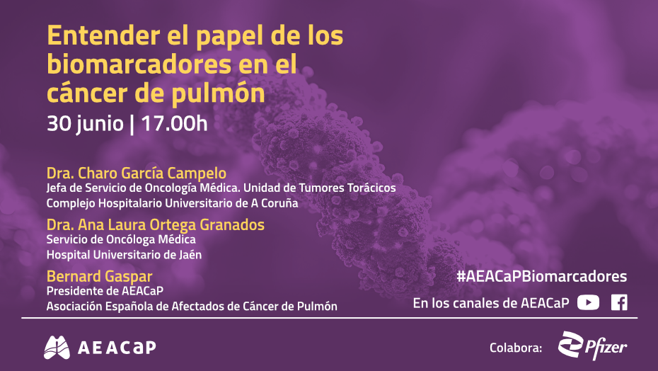 Seminario web - 'Entender el papel de los biomarcadores en el cáncer de pulmón'