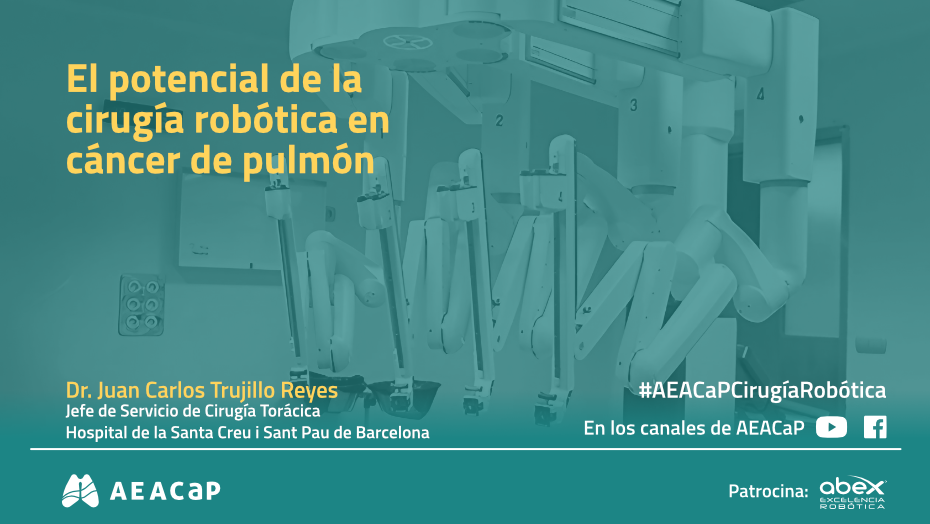 Seminario web 'El potencial de la cirugía robótica en cáncer de pulmón’