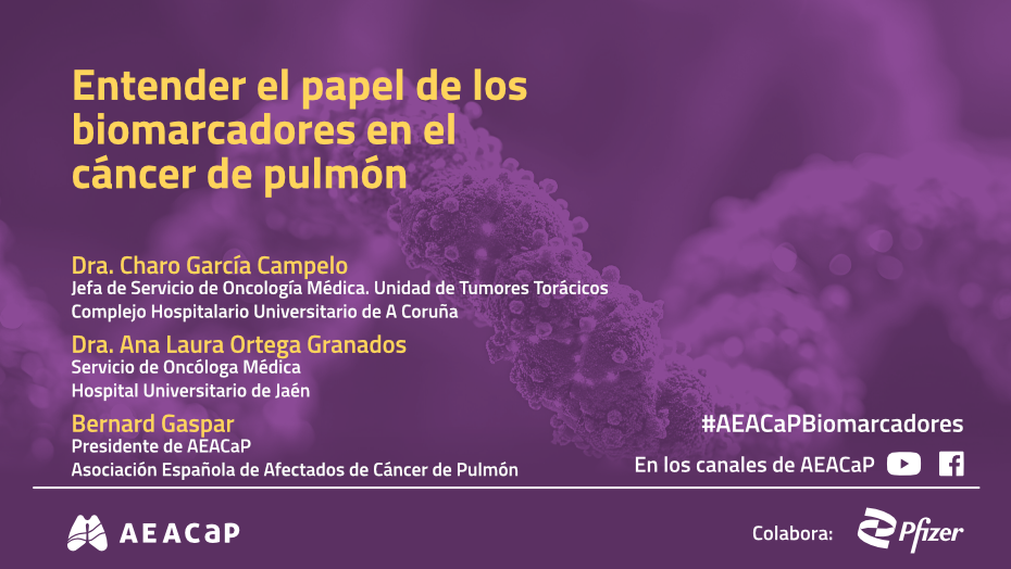 Seminario web 'Entender el papel de los biomarcadores en el cáncer de pulmón’