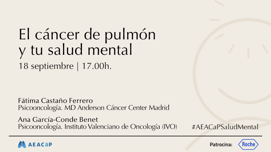 Seminario web 'El cáncer de pulmón y tu salud mental'