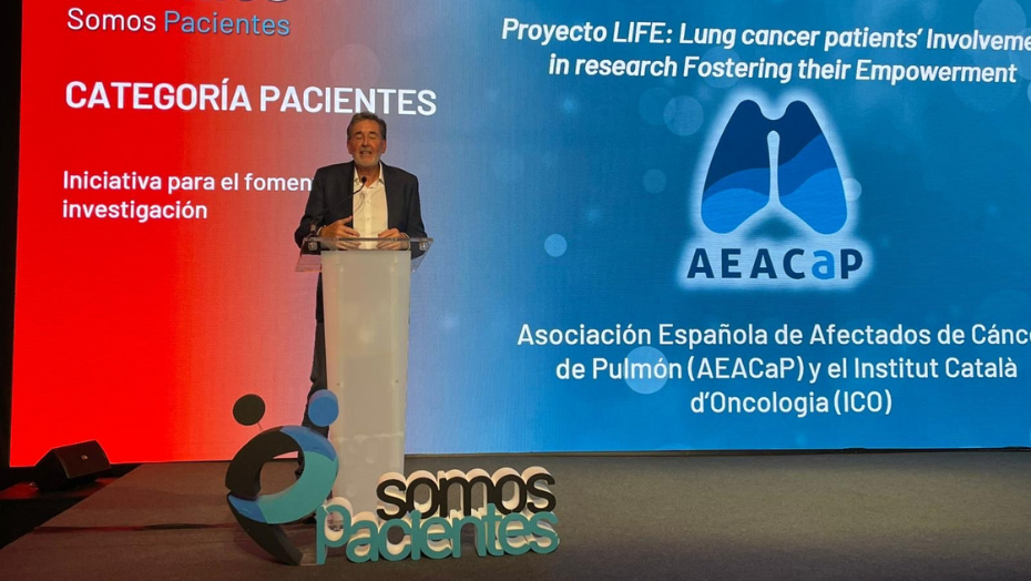 AEACaP recibe un galardón por el Proyecto LIFE en la 11ª edición de los Premios Somos Pacientes
