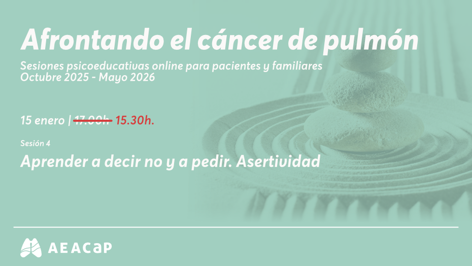Taller 'Afrontando el cáncer de pulmón'