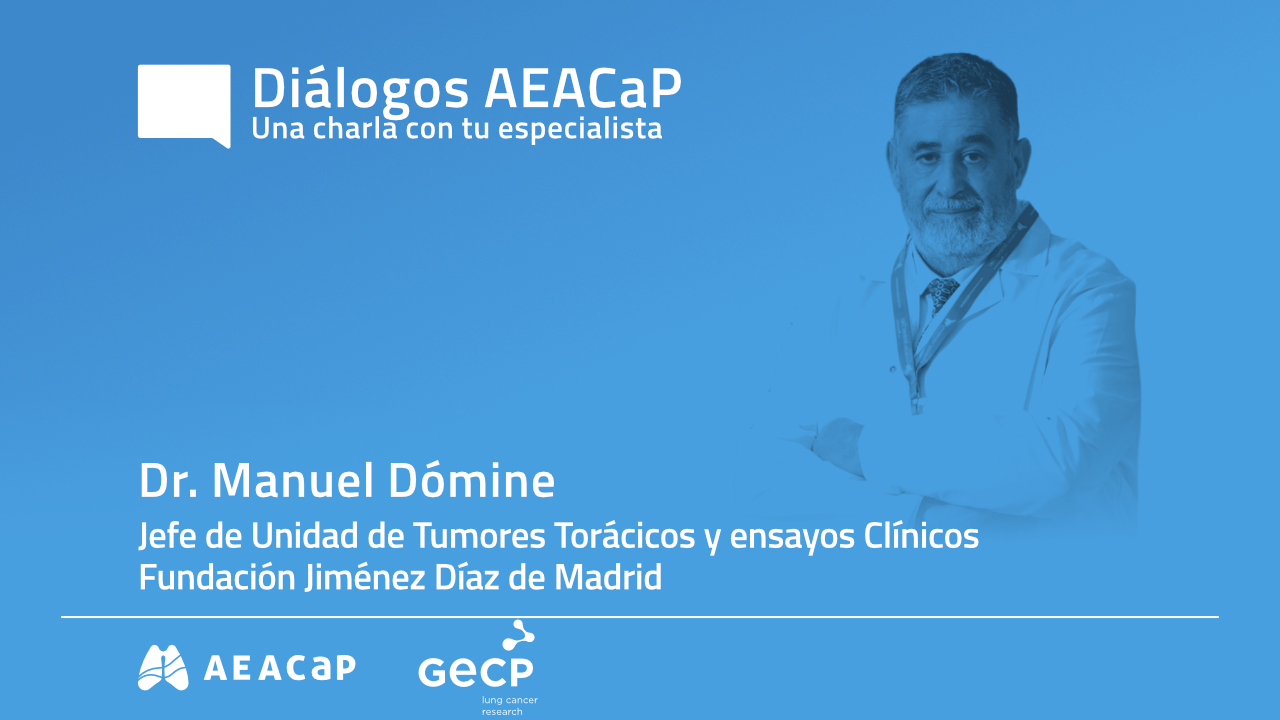 ‘Diálogos AEACaP’ con el doctor Manuel Dómine