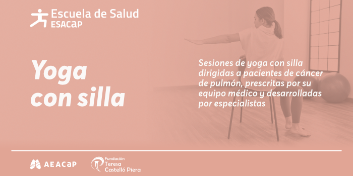 Yoga con silla