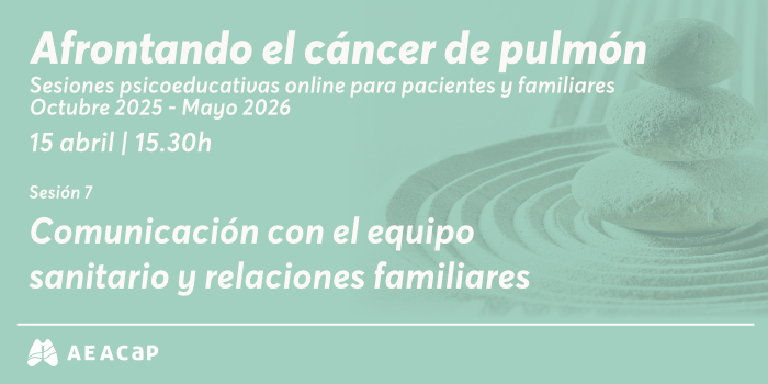 Taller 'Afrontando el cáncer de pulmón'