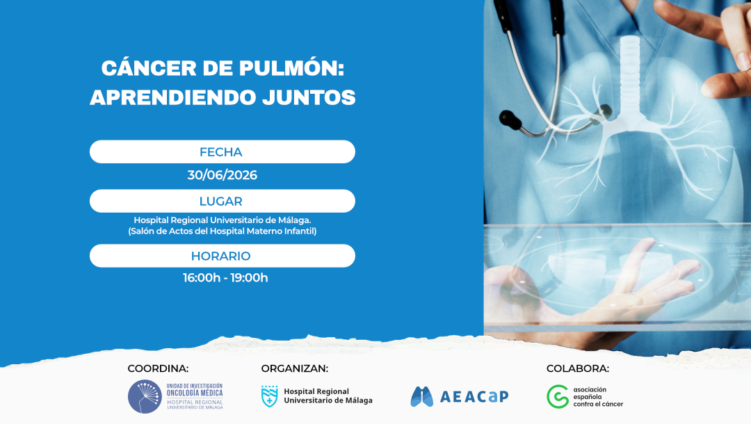 Jornada 'Cáncer de pulmón: aprendiendo juntos' - Málaga