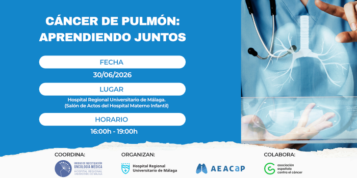 Jornada 'Cáncer de pulmón: aprendiendo juntos' - Málaga