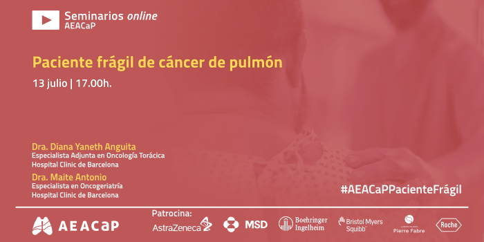 Seminario web – ‘Paciente frágil de cáncer de pulmón’