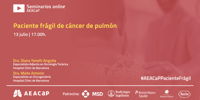 Seminario web – ‘Paciente frágil de cáncer de pulmón’