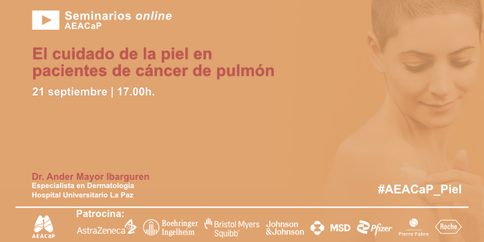 Seminario web ‘El cuidado de la piel en pacientes de cáncer de pulmón’