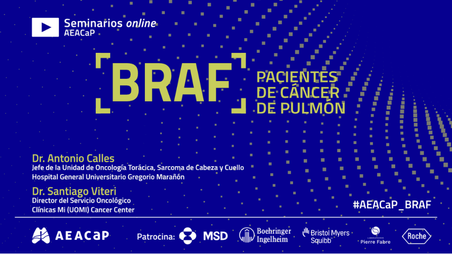 Seminario web ‘Pacientes de cáncer de pulmón BRAF’