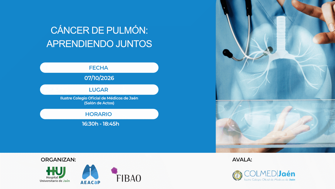 Jornada 'Cáncer de pulmón: aprendiendo juntos'. Jaén