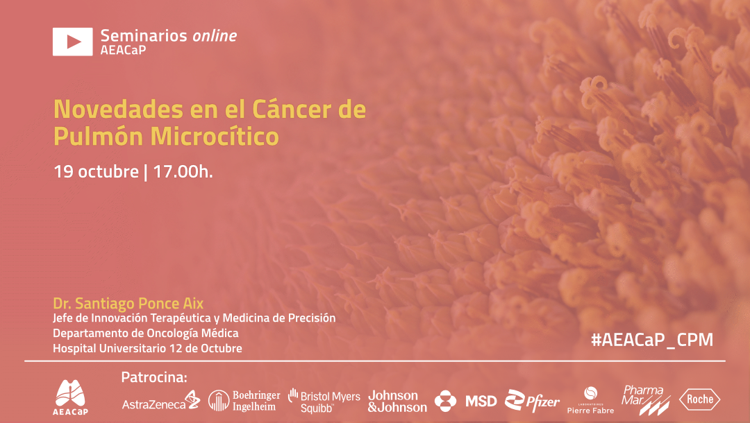 Seminario web – ‘Novedades en el Cáncer de Pulmón Microcítico’
