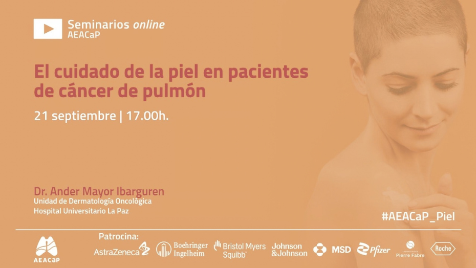 Seminario web ‘El cuidado de la piel en pacientes de cáncer de pulmón'