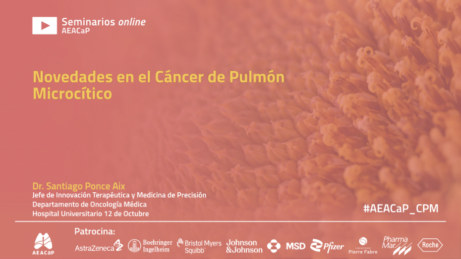Seminario web ‘Novedades en el cáncer de pulmón microcítico’